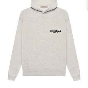 Fear of God Essentials Heather Gray Hoodie